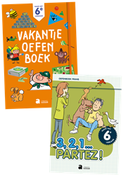 Vakantieoefenboeken - Naar het 6e leerjaar + Trois, deux, un ... partez !